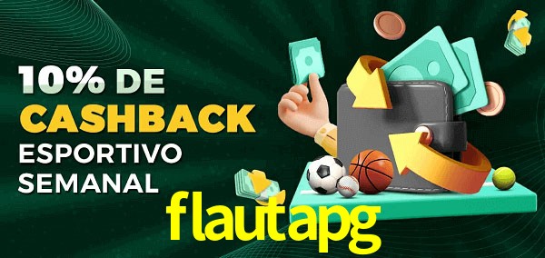 10% de bônus de cashback na flautapg